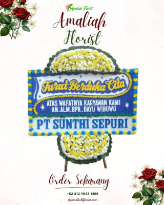 Papan Bunga Duka di Tangkerang Selatan