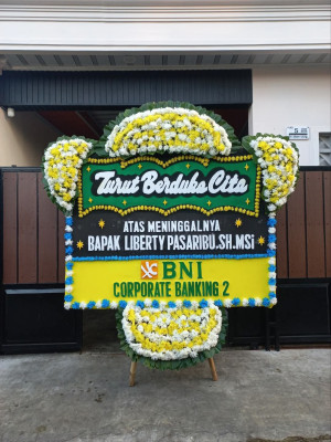 Papan Bunga Duka di Tangkerang Selatan