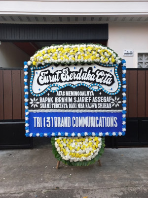 Papan Bunga Duka di Tangkerang Selatan